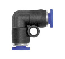 137.004M  L-Steckverbindung, Blaue Serie mini, für Schlauch-Außen-Dmr. 4