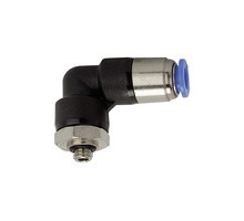 197.184  L-Steckverschraubung, Blaue Serie, selbstabsperrend, G 1/8 außen, Dmr. 4 mm
