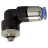 197.148  L-Steckverschraubung, Blaue Serie, selbstabsperrend, G 1/4 außen, Dmr. 8 mm