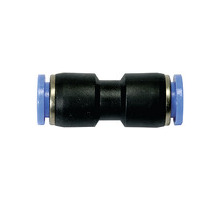 135.004  Gerade Steckverbindung, Blaue Serie, für Schlauch-Außen-Dmr. 4