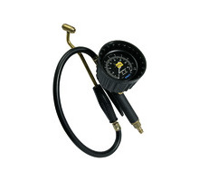 37.014  Handreifenfüllmesser, Tankstellenstecker, Manometer, Dmr. 80 mm, ungeeicht, 0-12 bar/170 psi