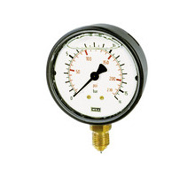 700/4-K   glycerine pressure gauge, plastic, G 1/4 bottom, -1/+5 bar, diameter 63