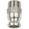 1116.34   Kamlok-quick-connect plug, with external thread, type F, aluminium, R 3/4