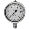 740  Glyzerinmanometer, CrNi-Stahl, Einfachskala, G 1/2 unten, -1/0 bar, Dmr. 160