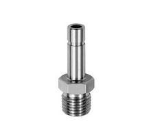 770.038-14 ES   thread plug nipple, R 3/8 external, plug nipple 14 mm, stainless steel 1.4404