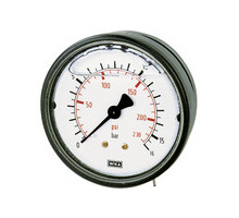 815-K  Glyzerinmanometer, Kunststoff, G 1/4 hinten, zentrisch, 0-400 bar, Dmr. 63