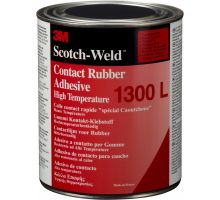 SW 1300L TF, 1 l bottle   solvent adhesive, yellow/brown