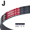 PJ 1110/10   V-ribbed belt, micro-V