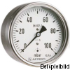 35010412  Kapselfeder-Chemiemanometer, KP63CH D412, LB63-U/-400/0 mbar