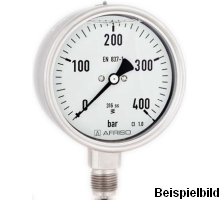 85275802  Rohrfeder-Chemiemanometer, mit Glyzerinfüllung, RF160CHGLY D802, GB160-U/1000 VA