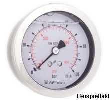 85124711   Bourdon-tube glycerine gauge, RF63GLY D711, GB63-H/600