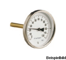 65152211  Bimetall-Industriethermometer, BITH63 I D211, TH63-H/0-160 Grad