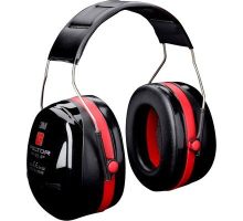 H540A, PELTOR Optime III   capsule ear protection, black/red