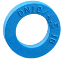 NW 20/4,5 normal, EPDM-black   milk pipe connection seal, DIN 11851