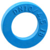 NW 10/4,5 normal, NBR-blue   milk pipe connection seal, DIN 11851