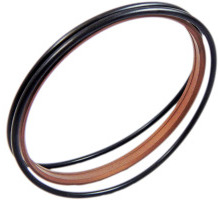 PT1 70X82,2X8,1 mm  Doppelabstreifer, PTFE-Glas/MoS2 + O-Ring=NBR