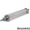 PRA/802040/M/50  Profil-Magnetzylinder, doppeltwirkend, Dmr. 40/Hub 50