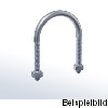 RBD W1 A94 komplett  Rundstahlbügel, D1 = 88,9 mm