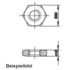 Mutter M 10X1,25 L  Sechskantmutter, DIN 439/936