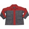 00930-650-88802, Gr.2XL  Jacke, anthrazit/rot