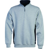 100209-910, Gr.3XL  Acode Zipper-Sweatshirt, 1705 DF, graumelange