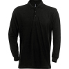 100220-940, Gr.XL  Acode Poloshirt, Langarm 1722 PIQ, schwarz