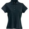 100221-940, Gr.2XL  Acode Poloshirt, Damen 1723 PIQ, schwarz