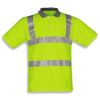 89123, Gr.L  Poloshirt, warngelb