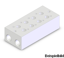 V50A304  Sammelgrundplatte, 3/2-Wege