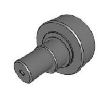 GCUR 100 MM  Laufrollen, mit Bundbolzen