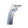 105X130X12 mm, PS-Sonder  Wellendichtring, Gylon blau, 1.4571, gedrehte Lippe, V=+5 mm, D=5 Bar, statische Dichtung: Gylon blau