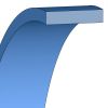 FB 24,5X4,0 L=25 mm  Führungsband, PTFE-Bronze