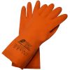 3250, Gr.10  Chemikalienhandschuhe, Latex, orange, schwere Ausführung, für Lebensmittelkontakt