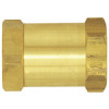 227.01  Rückschlagventil, Durchgangsform, Messing, G 1/4 IG, 0,4-0,5 bar