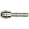236 A-ES  Schlauchtülle, Kugelnippel, für Schlauch LW 4, für Überwurfmutter G 1/4, Edelstahl 1.4571