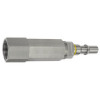 426.51-GE-RSV  Nippel, unverwechselbar, NW 6, ISO 6150 C, RSV, G 1/4 IG, gelb