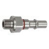 426.61-R  Nippel, unverwechselbar, NW 6, ISO 6150 C, G 1/4 AG, rot