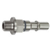 426.61-GR  Nippel, unverwechselbar, NW 6, ISO 6150 C, G 1/4 AG, grau