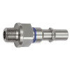 426.60-B  Nippel, unverwechselbar, NW 6, ISO 6150 C, G 1/8 AG, blau