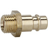 243.48  Nippel, für Kupplungen NW 7,2-7,8, Messing blank, G 1/8 AG