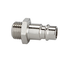 243.52-N  Nippel, für Kupplungen NW 7,2-7,8, Messing vernickelt, G 1/2 AG