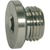 233.01-N-E  Verschlussstopfen, O-Ring, value line, M5, Messing vernickelt