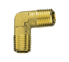 253.01  Winkelstück, AG/AG, R 1/4, SW 13, Messing blank