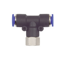 148.018-8  T-Steckverschraubung, Blaue Serie, drehbar, G 1/8 innen, Dmr. 8 mm