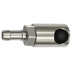408.22-ES  Druckknopf-Sicherheitskupplung, NW 8, ISO 6150 C, Edelstahl, Tülle LW 8