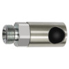 406.11-ES  Druckknopf-Sicherheitskupplung, NW 6, ISO 6150 C, Edelstahl, G 1/8 AG