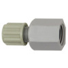 120.41  Gerade Aufschraubverschraubung, G 1/8 innen, für Schlauch 4/6 mm, PA