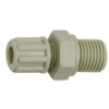 120.01-PP  Gerade Einschraubverschraubung, G 1/8 außen, für Schlauch 4/6 mm, PP