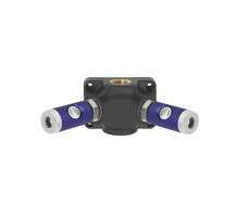 EVDS12-2  Endverteilerdose, ohne Durchgangsgewinde, 2 Sicherheitskupplungen NW7,4, G 1/2