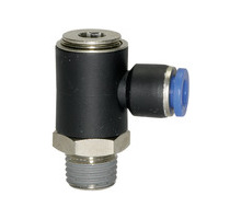 163.018-8  L-Steckverschraubung, Blaue Serie, drehbar, R 1/8 außen, L=24,5 mm